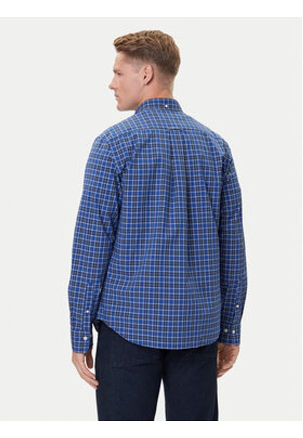 GANT - Gant Koszula 3250213 Niebieski Regular Fit. Kolor: niebieski. Materiał: bawełna