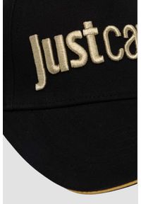 Just Cavalli - JUST CAVALLI Czarna czapka Logo Embroidery 3d Up. Kolor: czarny #4