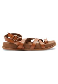 Roxy - Sandały dla Kobiety AHRI. Okazja: na plażę. Kolor: beżowy. Materiał: syntetyk. Styl: sportowy