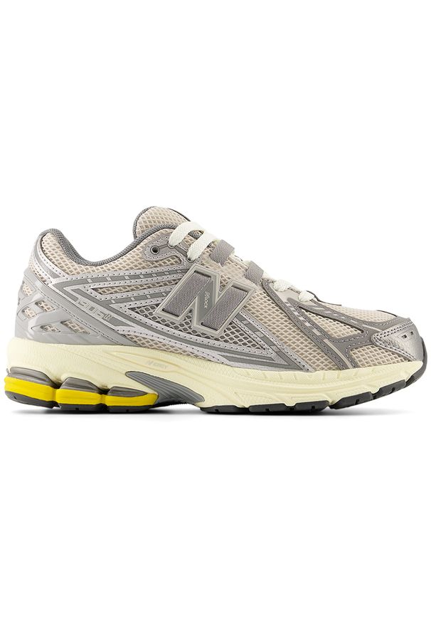 Buty dziecięce New Balance GC1906RD – szare. Kolor: szary. Materiał: materiał, syntetyk, guma. Szerokość cholewki: normalna