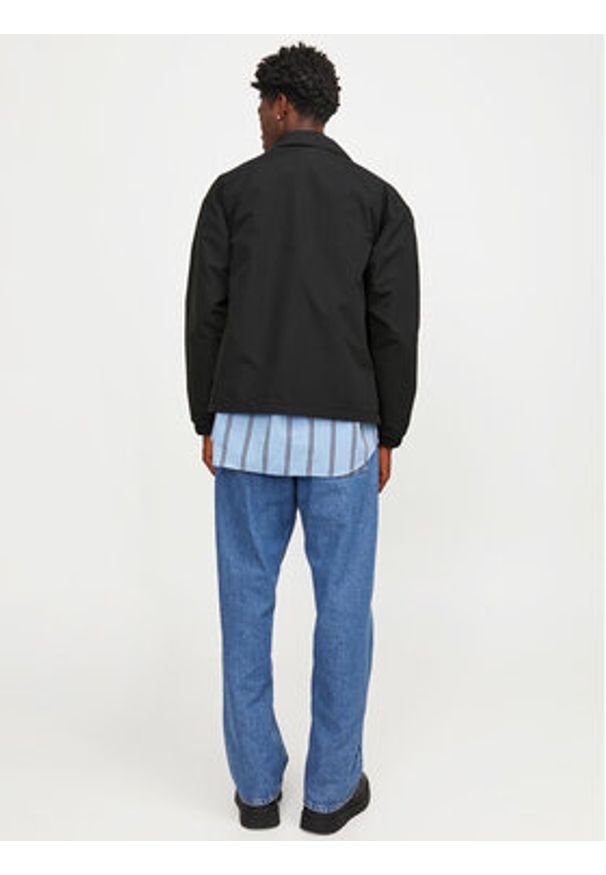 Jack & Jones - Jack&Jones Kurtka przejściowa Roy Coach 12237754 Czarny Regular Fit. Kolor: czarny. Materiał: syntetyk