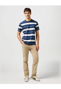 Wrangler - MESKA KOSZULKA WRANGLER STRIPE TEE BLACK IRIS 112362724 #4