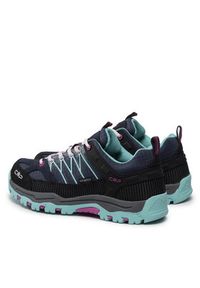 CMP Trekkingi Kids Rigel Low Trekking Shoe Kids Wp 3Q54554J Granatowy. Kolor: niebieski. Materiał: materiał. Sport: turystyka piesza #5