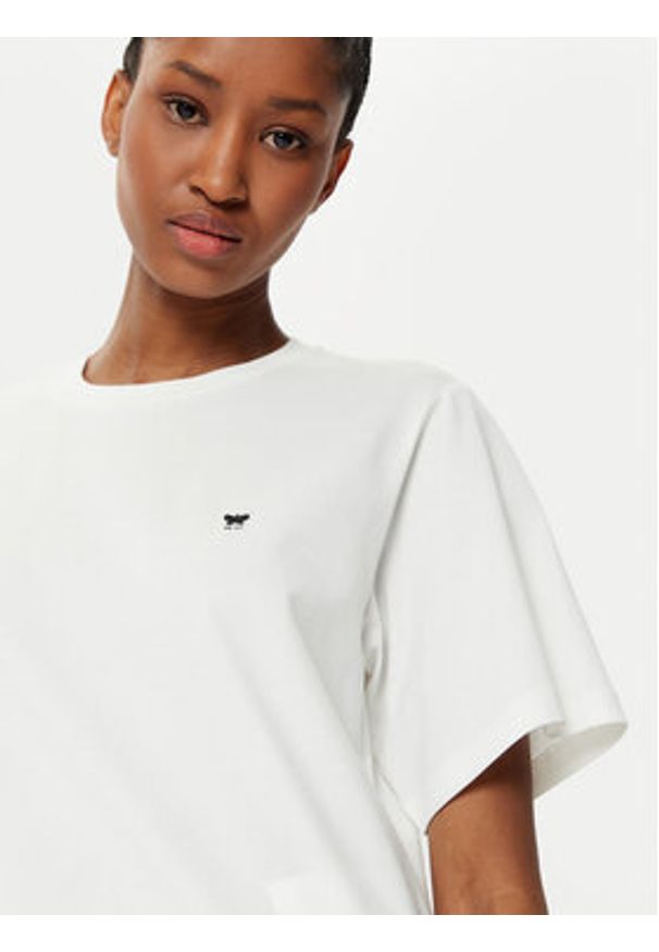 Weekend Max Mara T-Shirt Satrapo 2515971031 Biały Regular Fit. Kolor: biały. Materiał: bawełna
