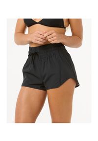 Spodenki surfingowe damskie Rip Curl High Waist Retro Volley 3" Czarny. Stan: podwyższony. Kolor: czarny