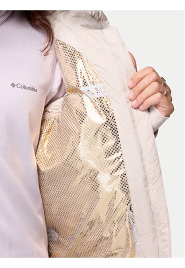 columbia - Columbia Kurtka puchowa Cloudview™ 2133531 Beżowy Regular Fit. Kolor: beżowy. Materiał: syntetyk