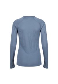 Bluza merino damska Inov-8 Merino Long Sleeve T-Shirt. Kolor: niebieski. Długość rękawa: długi rękaw