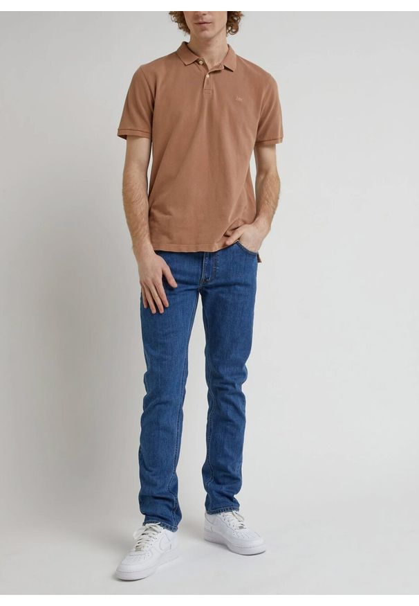 Lee - LEE DAREN ZIP FLY MĘSKIE SPODNIE JEANSOWE STONEAGE MID L707KND14 112338472