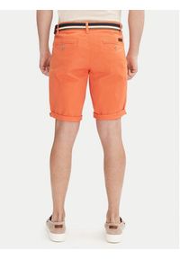 INDICODE Szorty materiałowe Royce 70-039 Pomarańczowy Slim Fit. Kolor: pomarańczowy. Materiał: bawełna #5