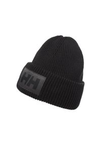 Czapka Helly Hansen box. Kolor: czarny. Sezon: zima