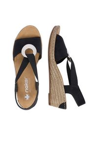 Rieker Sandały CEO-624H6-00 Czarny. Kolor: czarny. Materiał: skóra #4