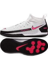 Buty halowe Nike Phantom Gt Academy Df In Jr CW6693-160 białe białe. Zapięcie: sznurówki. Kolor: biały. Materiał: materiał, syntetyk. Sport: piłka nożna