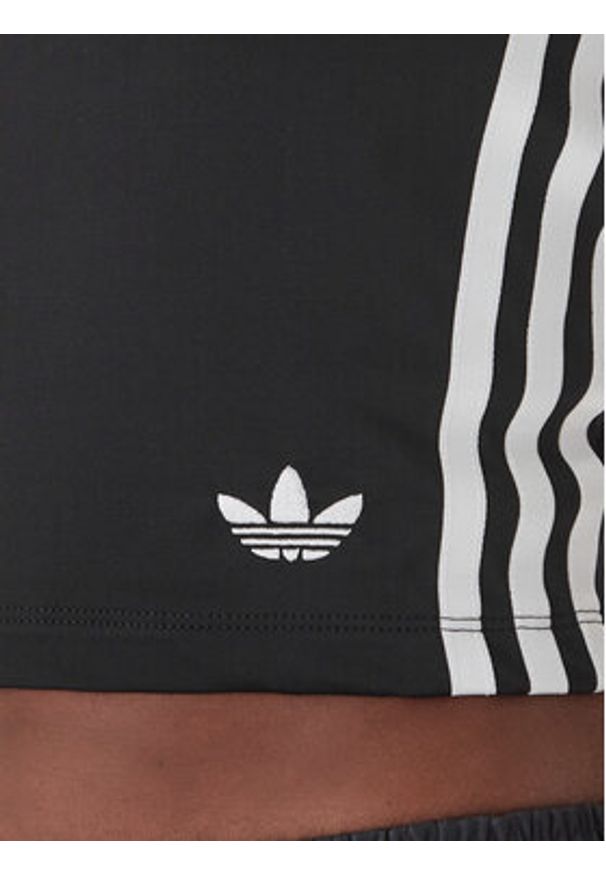 Adidas - adidas Top 3-Stripes KD2893 Czarny Slim Fit. Kolor: czarny. Materiał: syntetyk