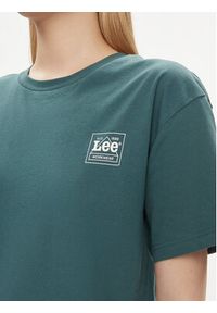 Lee T-Shirt 112350208 Zielony Relaxed Fit. Kolor: zielony. Materiał: bawełna #3