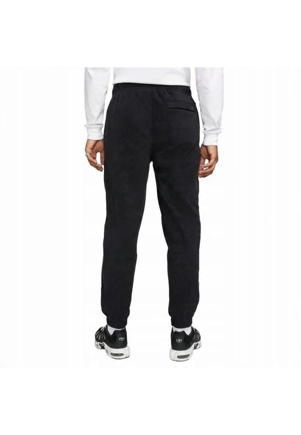 Nike - Męskie Spodnie Do Biegania Club Fleece. Kolor: czarny. Materiał: dresówka