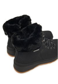 skechers - Skechers Botki Park City 168087/BBK Czarny. Kolor: czarny. Materiał: skóra
