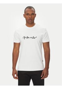 G-Star RAW - G-Star Raw T-Shirt G-Script D25150-C812 Biały Regular Fit. Kolor: biały. Materiał: bawełna