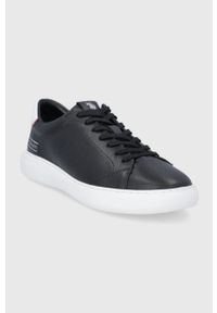 U.S. Polo Assn. buty skórzane kolor czarny. Nosek buta: okrągły. Zapięcie: sznurówki. Kolor: czarny. Materiał: skóra #4