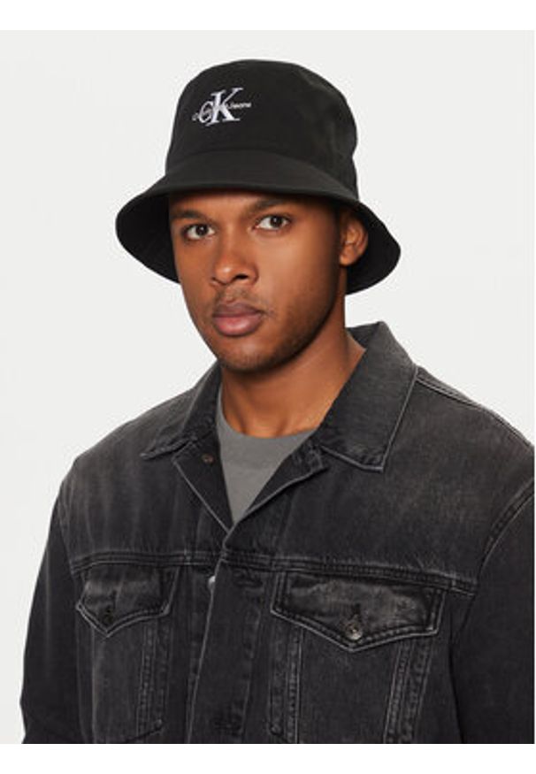 Calvin Klein Kapelusz K50K513011 Czarny. Kolor: czarny. Materiał: poliester