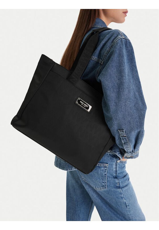 Nine West Torebka CEO-Brielle-LA374-4705 Czarny. Kolor: czarny