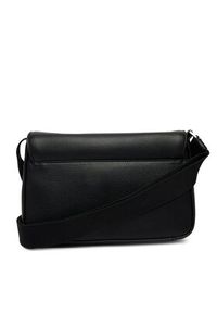 Calvin Klein Torebka Raised Small Flap Messenger LV04D3327G Czarny. Kolor: czarny. Materiał: skórzane #5