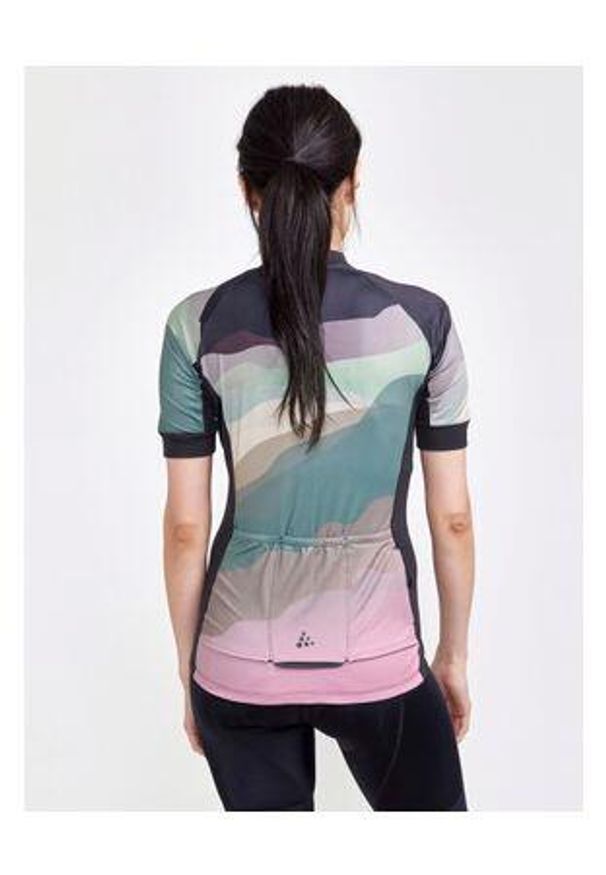 Damski jersey Craft ADV Endur Graphic. Kolor: różowy. Materiał: jersey. Sport: outdoor, kolarstwo