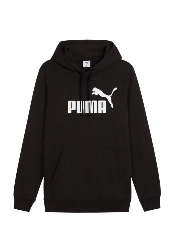 Puma - Męska Bluza Z Kapturem ESS No.1 Logo. Typ kołnierza: kaptur. Kolor: czarny