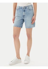 TOMMY HILFIGER - Tommy Hilfiger Szorty jeansowe WW0WW45505 Błękitny Regular Fit. Kolor: niebieski. Materiał: bawełna