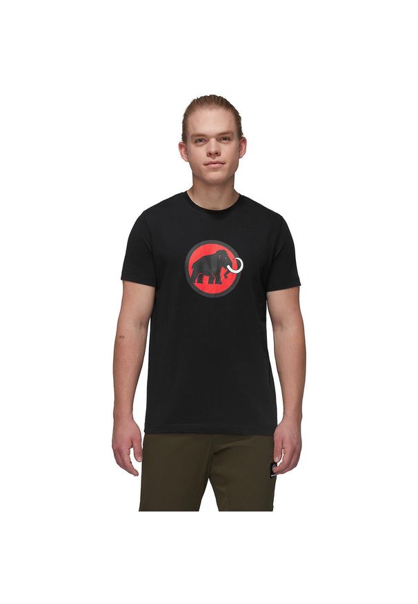 Koszulka bawełniana męska Mammut Core T-Shirt Classic. Kolor: wielokolorowy, czarny, szary. Materiał: bawełna