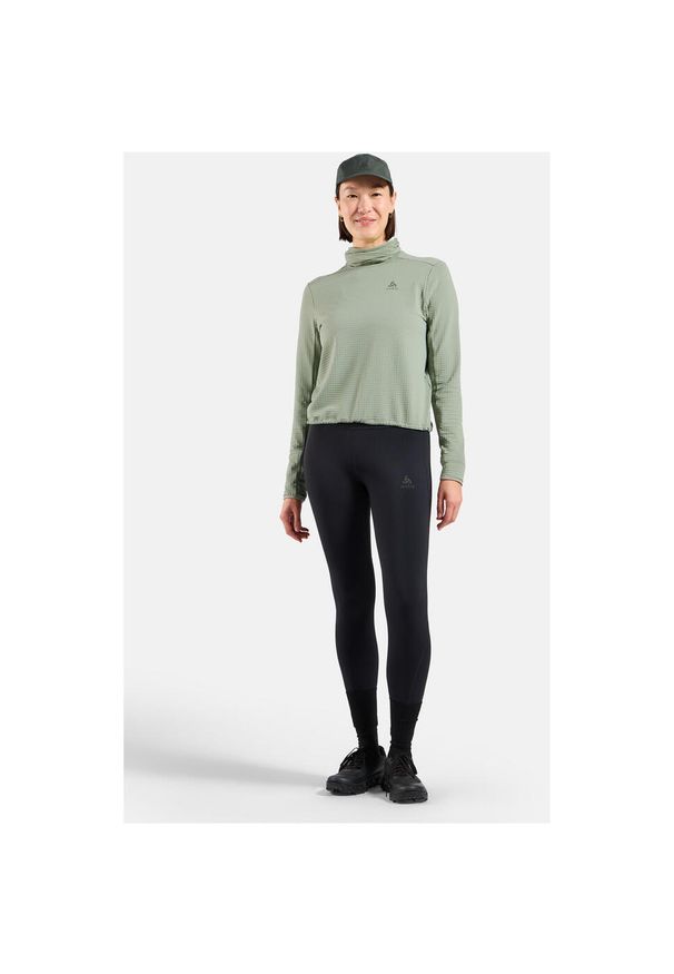 Bluza bez kaptura Odlo Mid Layer ESSENTIAL THERMAL. Typ kołnierza: bez kaptura. Kolor: zielony