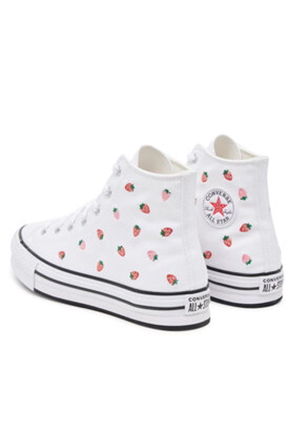 Converse Trampki Chuck Taylor Eva Lift Platform A14925C Biały. Kolor: biały. Materiał: materiał. Obcas: na platformie