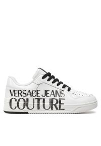 Versace Jeans Couture Sneakersy 76YA3SJ5 Biały. Kolor: biały. Materiał: skóra