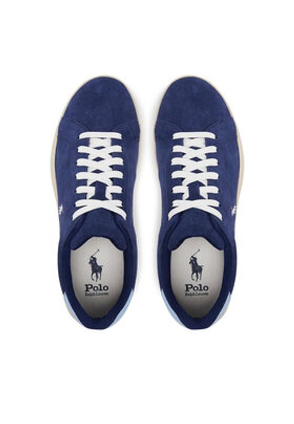 Polo Ralph Lauren Sneakersy Heritage Court II 809960930003 Granatowy. Kolor: niebieski. Materiał: zamsz, skóra