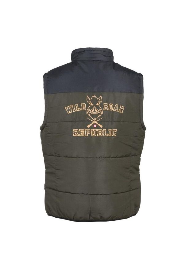 Kurtka puchowa bez rękawów PERCUSSION. Kolor: wielokolorowy, czarny, zielony. Materiał: puch. Długość rękawa: bez rękawów. Sport: outdoor