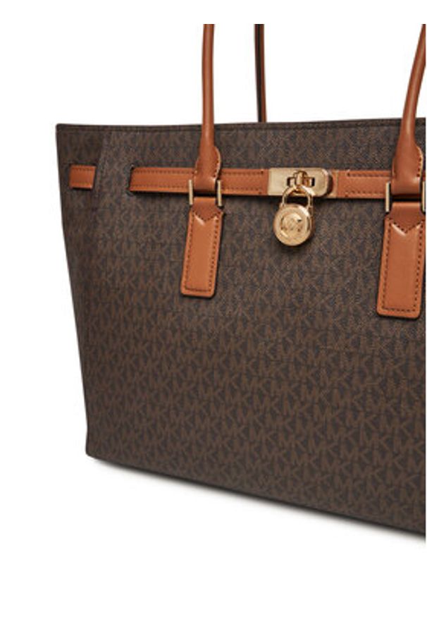 MICHAEL Michael Kors Torebka 30F5GNXT3B Brązowy. Kolor: brązowy. Materiał: skórzane