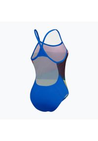 Damski kostium kąpielowy 1-częściowy Speedo. Kolor: czerwony, wielokolorowy, zielony. Wzór: nadruk