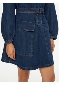 Weekend Max Mara Sukienka jeansowa Euro 2515221021 Granatowy Relaxed Fit. Kolor: niebieski. Materiał: bawełna #5