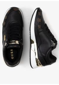 Sneakersy damskie Guess Moxea (FL5MOXFAL12-BLKBR). Kolor: czarny. Materiał: skóra. Szerokość cholewki: normalna #2