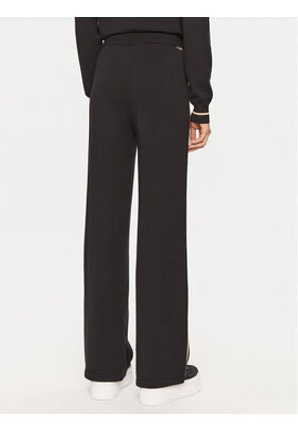 Liu Jo Sport Spodnie materiałowe TF4315 MS63L Czarny Regular Fit. Kolor: czarny. Materiał: wiskoza, syntetyk. Styl: sportowy