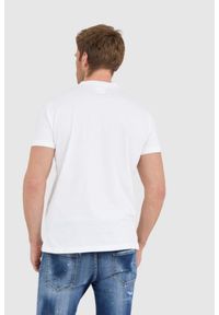DSQUARED2 Biały t-shirt męski invicta cigar, Rozmiar XL. Kolor: biały #4