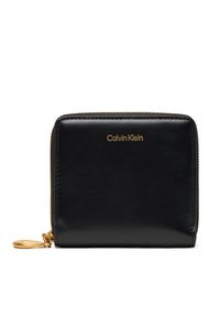 Mały Portfel Damski Calvin Klein. Kolor: czarny