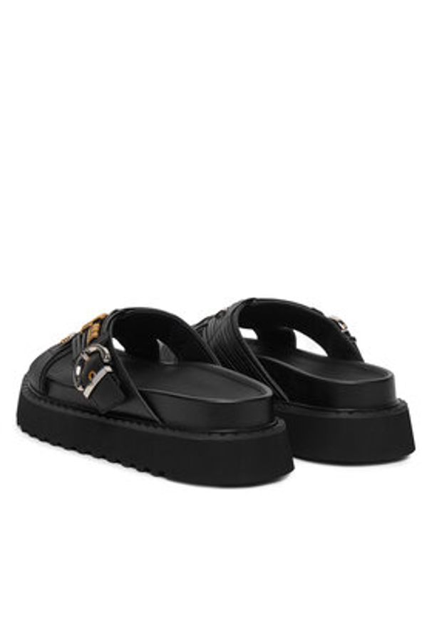 Pinko - PINKO Klapki Kate 09 SD0537 P003 Czarny. Kolor: czarny. Materiał: skóra