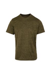 Regatta - T-shirt Męski Melanżowy Fingal Edition. Kolor: zielony. Wzór: melanż