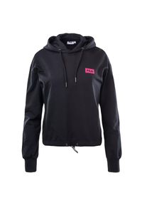 Fila Burdur Cropped Hoody, damska bluza. Kolor: czarny. Materiał: bawełna, elastan #1