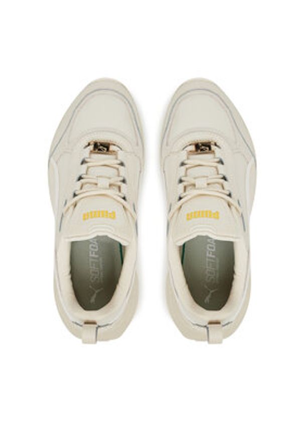 Puma Sneakersy Cassia Lux 397837 04 Écru. Materiał: zamsz, skóra