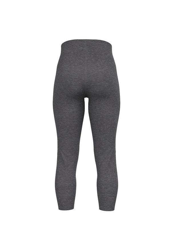 Legginsy damskie Odlo BL BOTTOM 3/4 ACTIVE WARM ECO. Kolor: szary. Długość: krótkie
