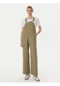 Roxy Ogrodniczki Trail Blazer ERJWO03027 Zielony Wide Leg. Kolor: zielony. Materiał: bawełna #1