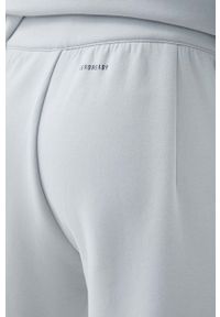 Adidas - adidas spodnie dresowe Z.N.E kolor zielony gładkie. Kolor: zielony. Materiał: dresówka. Wzór: gładki. Sport: fitness #4