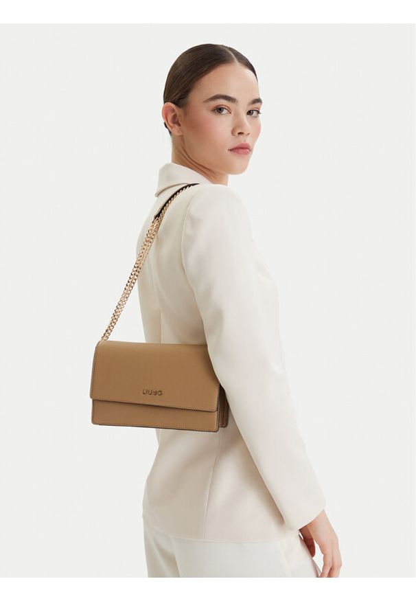 Liu Jo Torebka AA6210 E1012 Brązowy. Kolor: brązowy. Materiał: skórzane