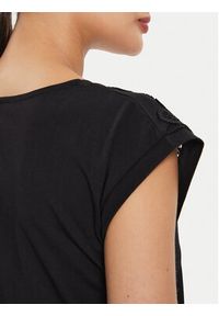 Morgan T-Shirt 241-DECI Czarny Regular Fit. Kolor: czarny. Materiał: bawełna #5